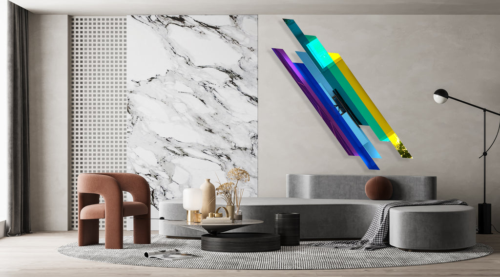 oversized-multicolor-lines-mirrored-acrylic-art-wall-art-made-in-usa-mirror-wall-decor-wall-sculpture-abstract-wall-decor