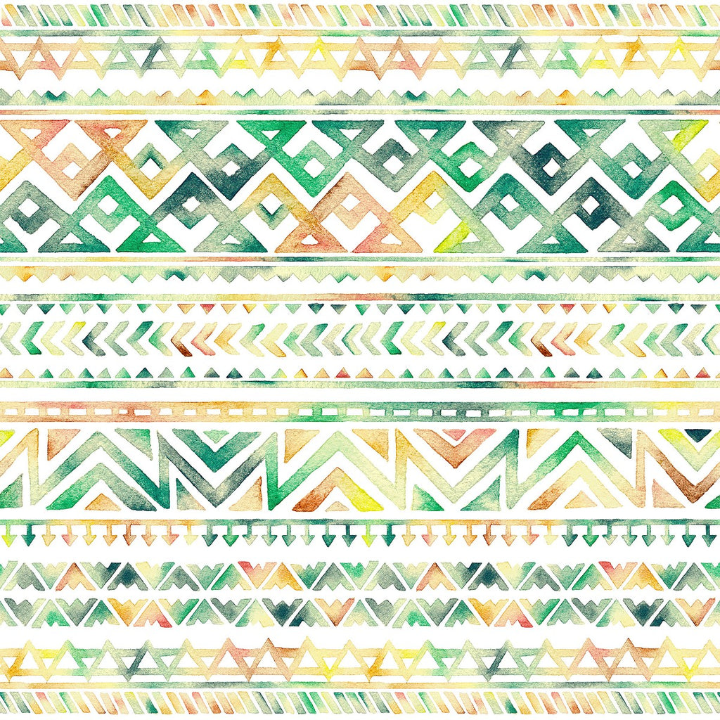 Light Green Geometrical Pattern Wallpaper uniQstiQ Geometric