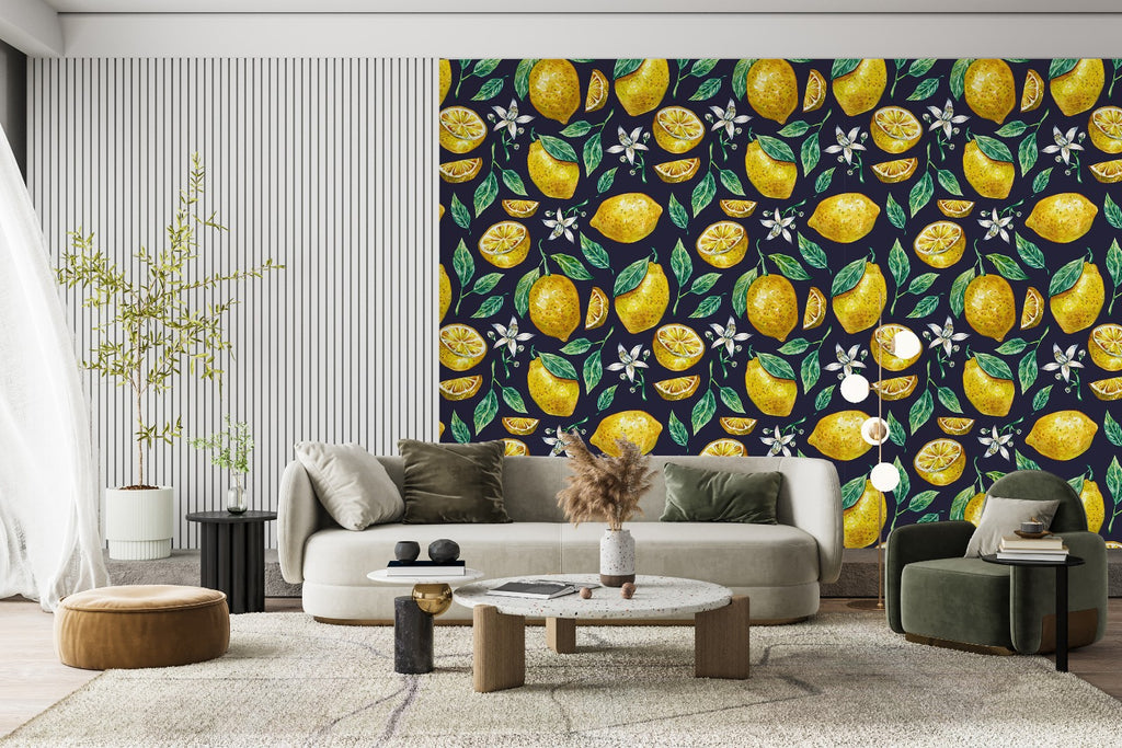 Lemons Wallpaper uniQstiQ Botanical