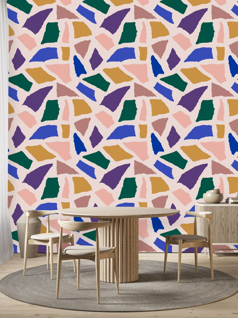 Colorful Pattern Wallpaper uniQstiQ Geometric