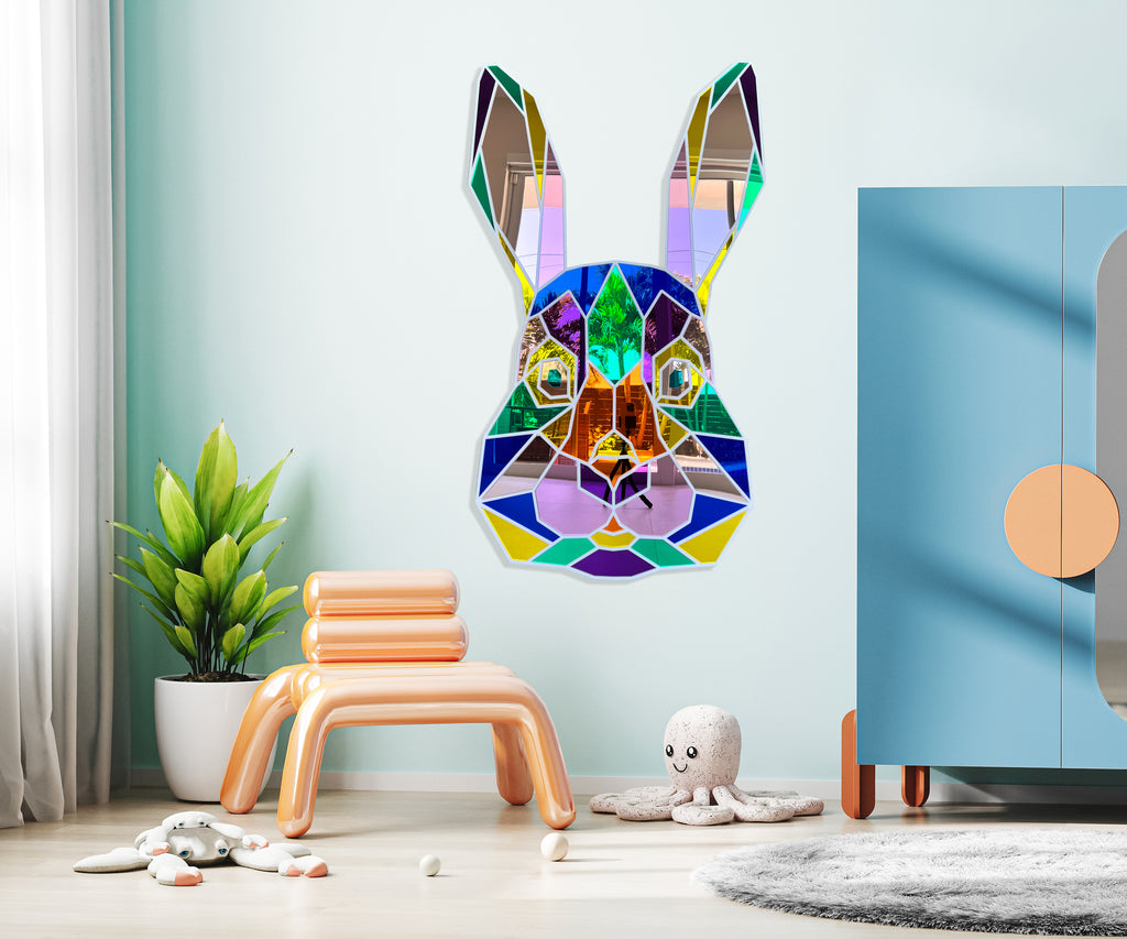 mirrored-acrylic-rabbit-wall-art-made-in-usa-luxury-gift-wall-decor-modern-art-abstract-wall-decor-rabbit