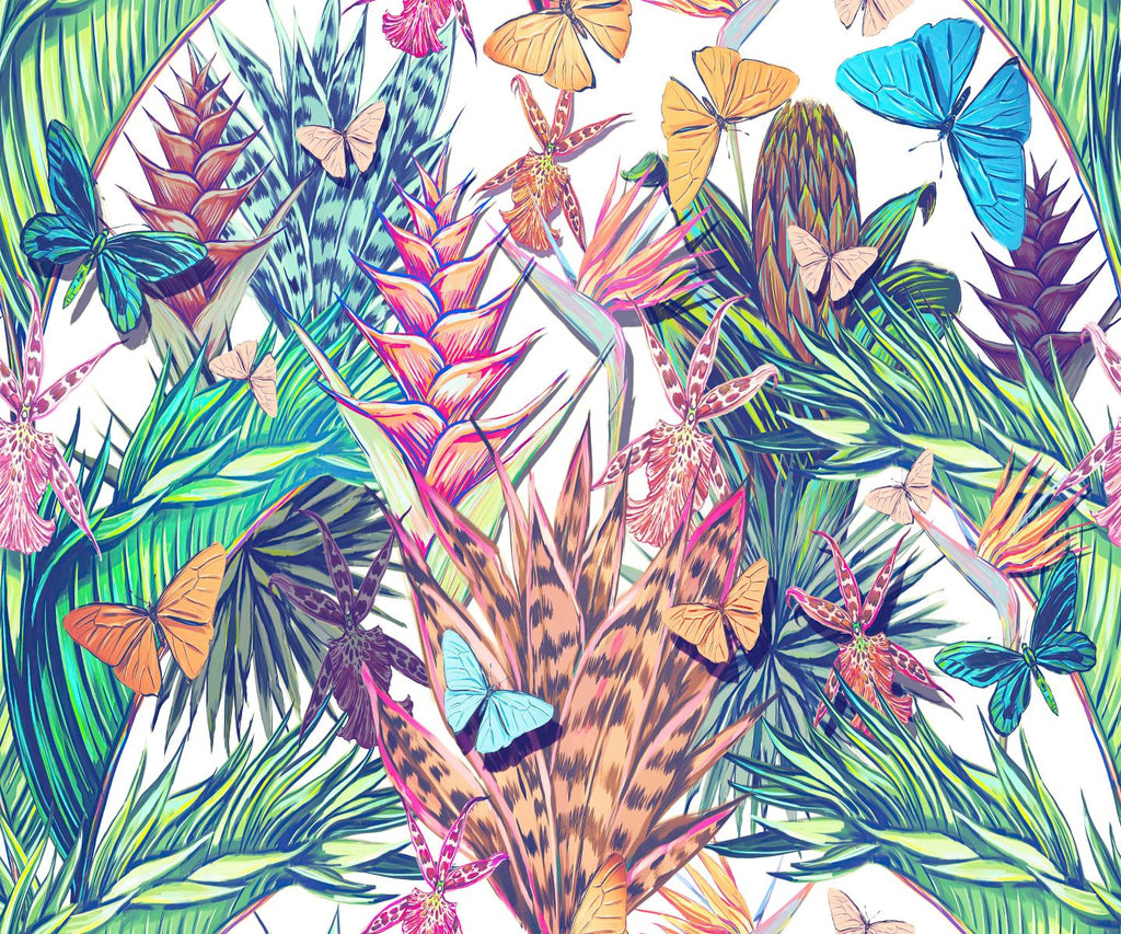Exotic Plants Wallpaper uniQstiQ Long Murals
