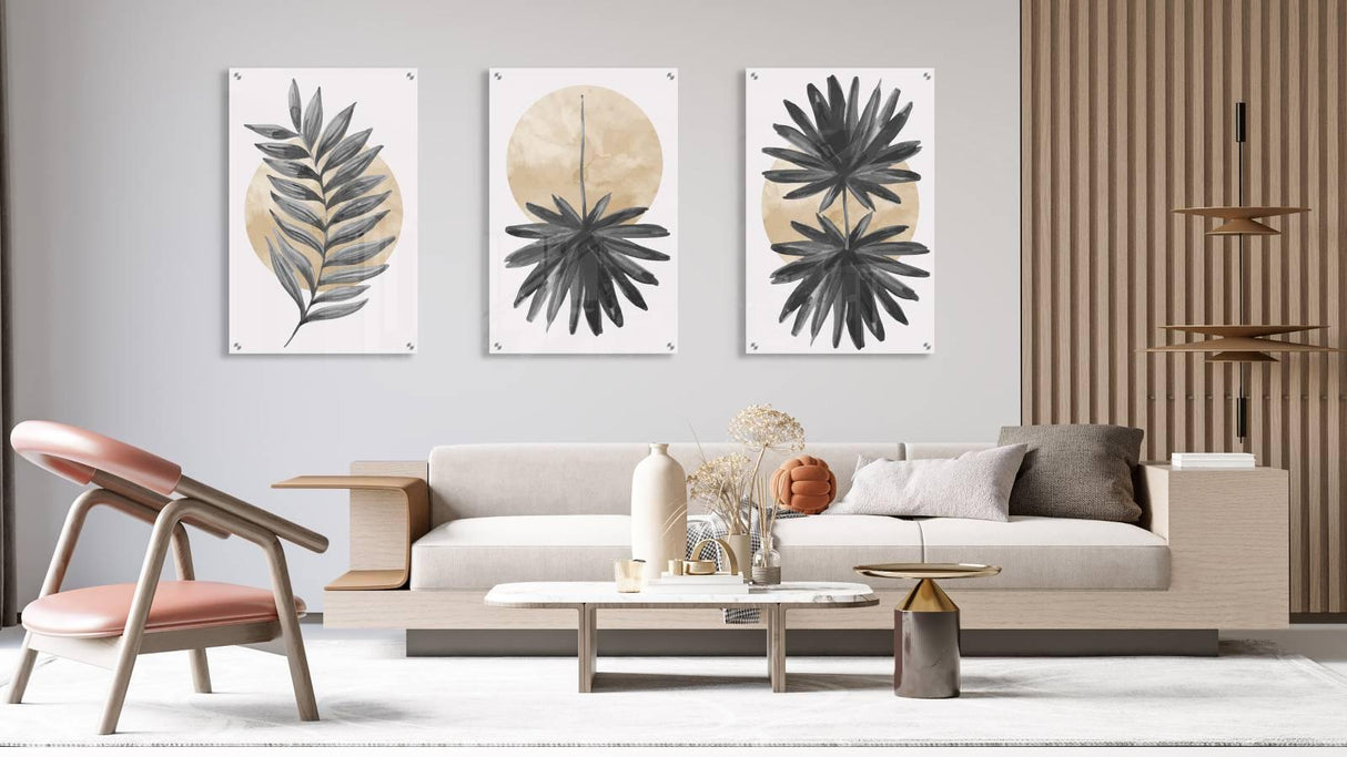 Aesthetic Design Set of 3 Prints Modern Wall Art Modern Artwork Image 2