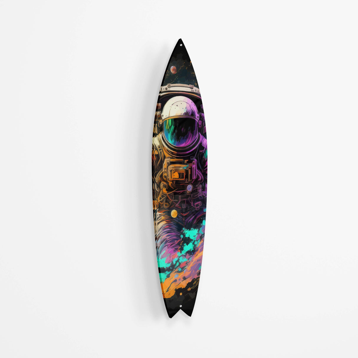 Astronaut Psychadelic Acrylic Surfboard Wall Art - uniqstiq