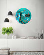 Beetles and Leaves Mirrored Acrylic Circles Contemporary Home DǸcor Printed acrylic