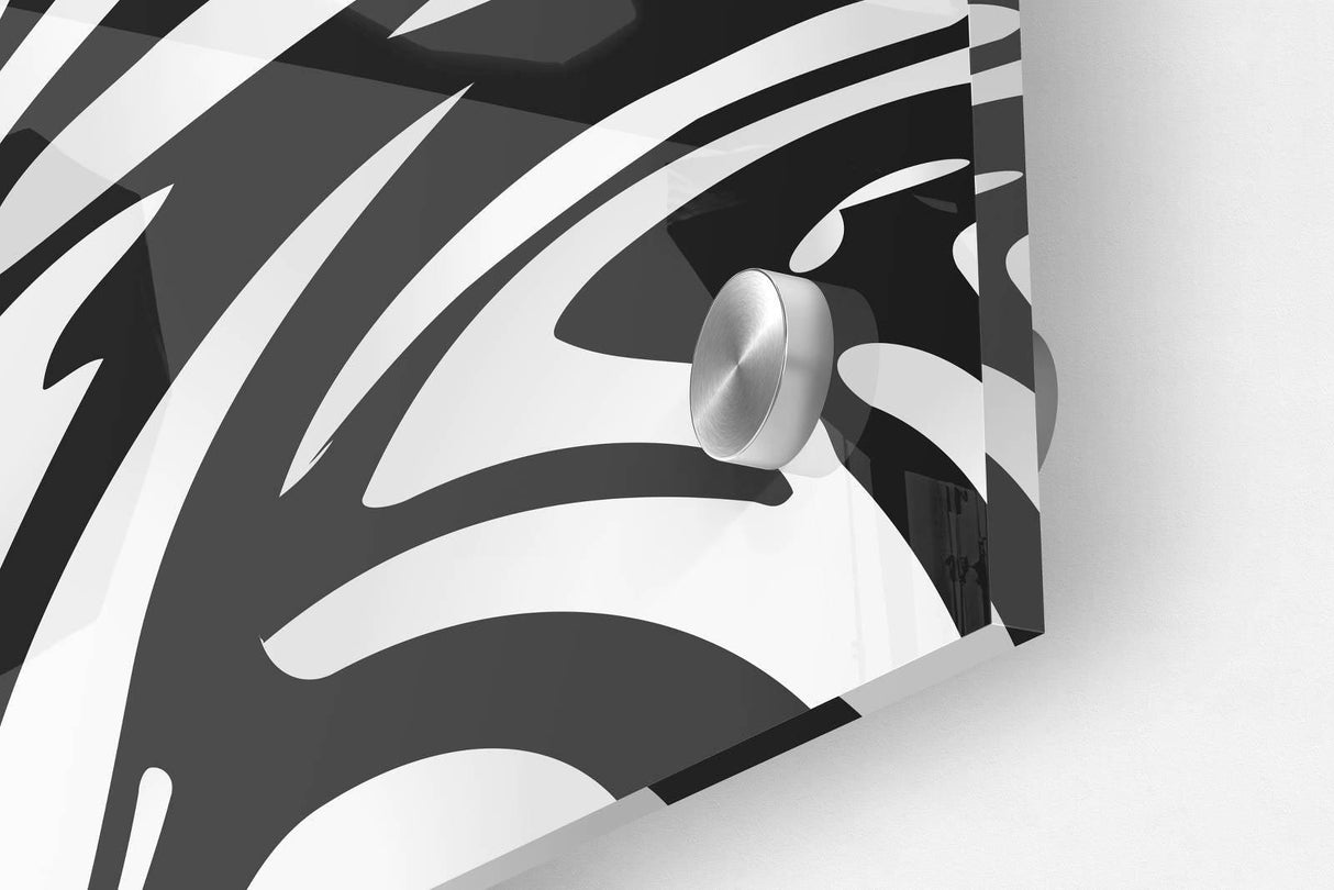 Black and White Color Design Set of 3 Prints Modern Wall Art Modern Artwork Image 3