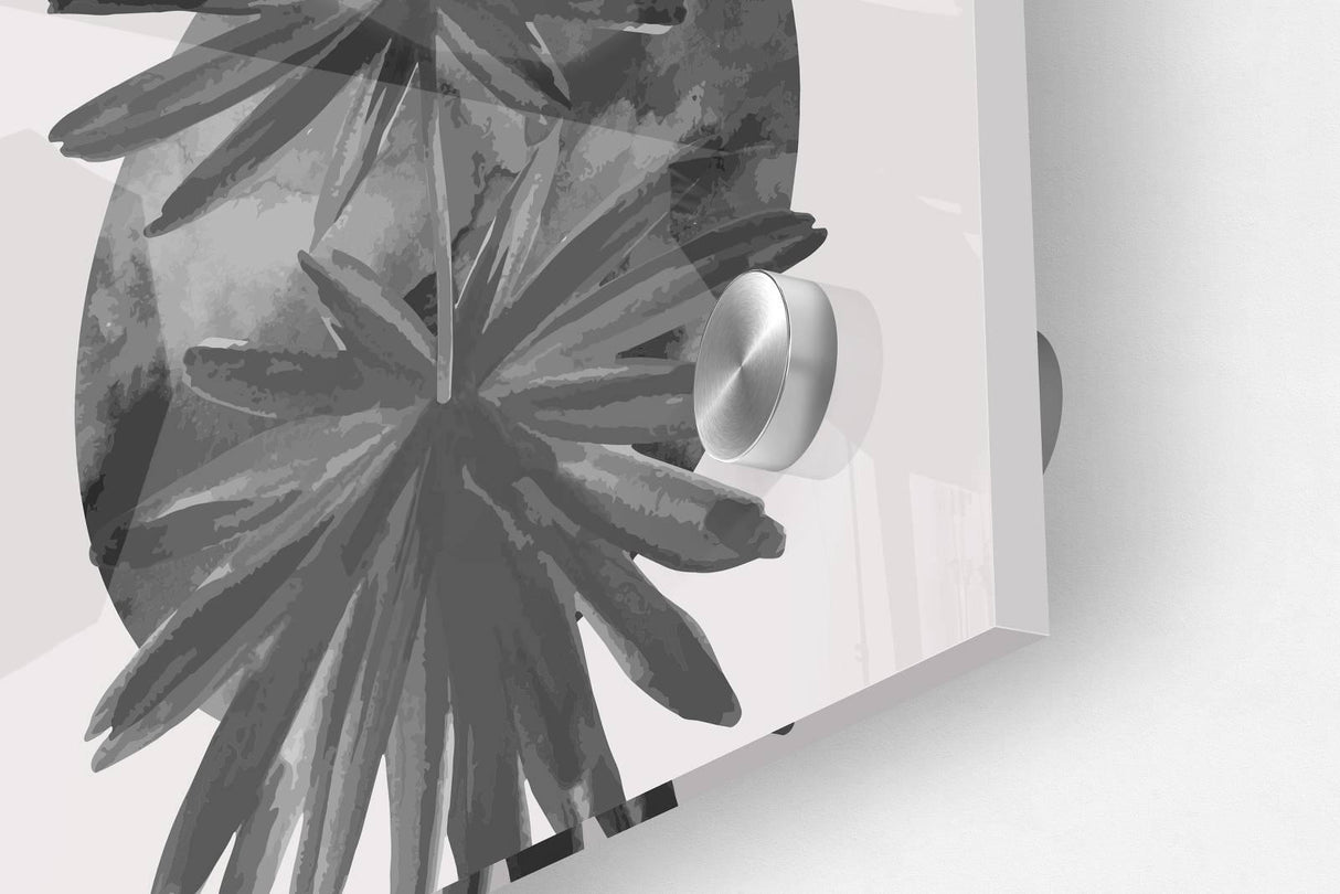 Black Leaves Pattern Set of 3 Prints Modern Wall Art Modern Artwork Image 3