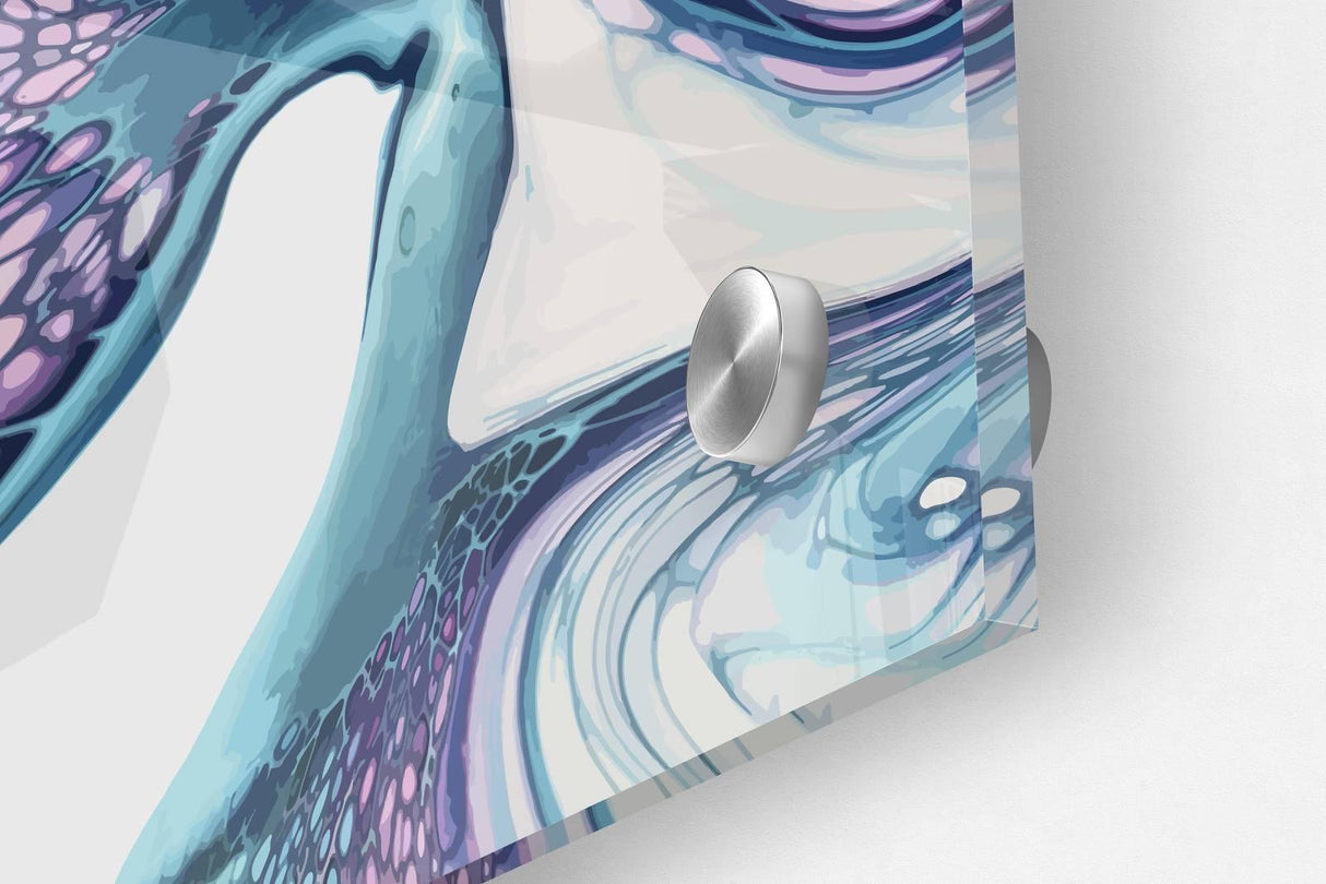 Blue Shades Set of 3 Prints Modern Wall Art Modern Artwork Image 3