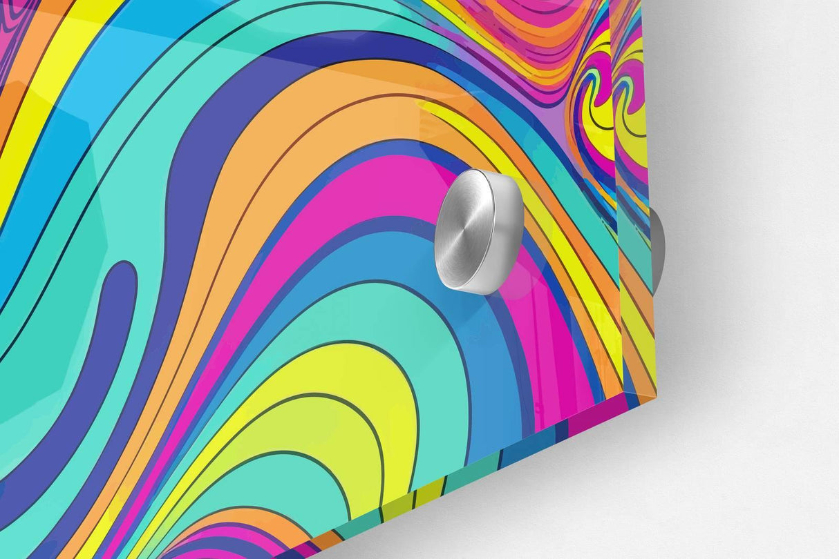 Brightly Colors Set of 3 Prints Modern Wall Art Modern Artwork Image 3