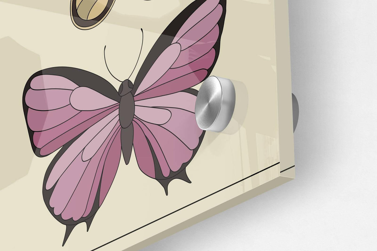 Butterflies Design Set of 3 Prints Modern Wall Art Modern Artwork Image 3