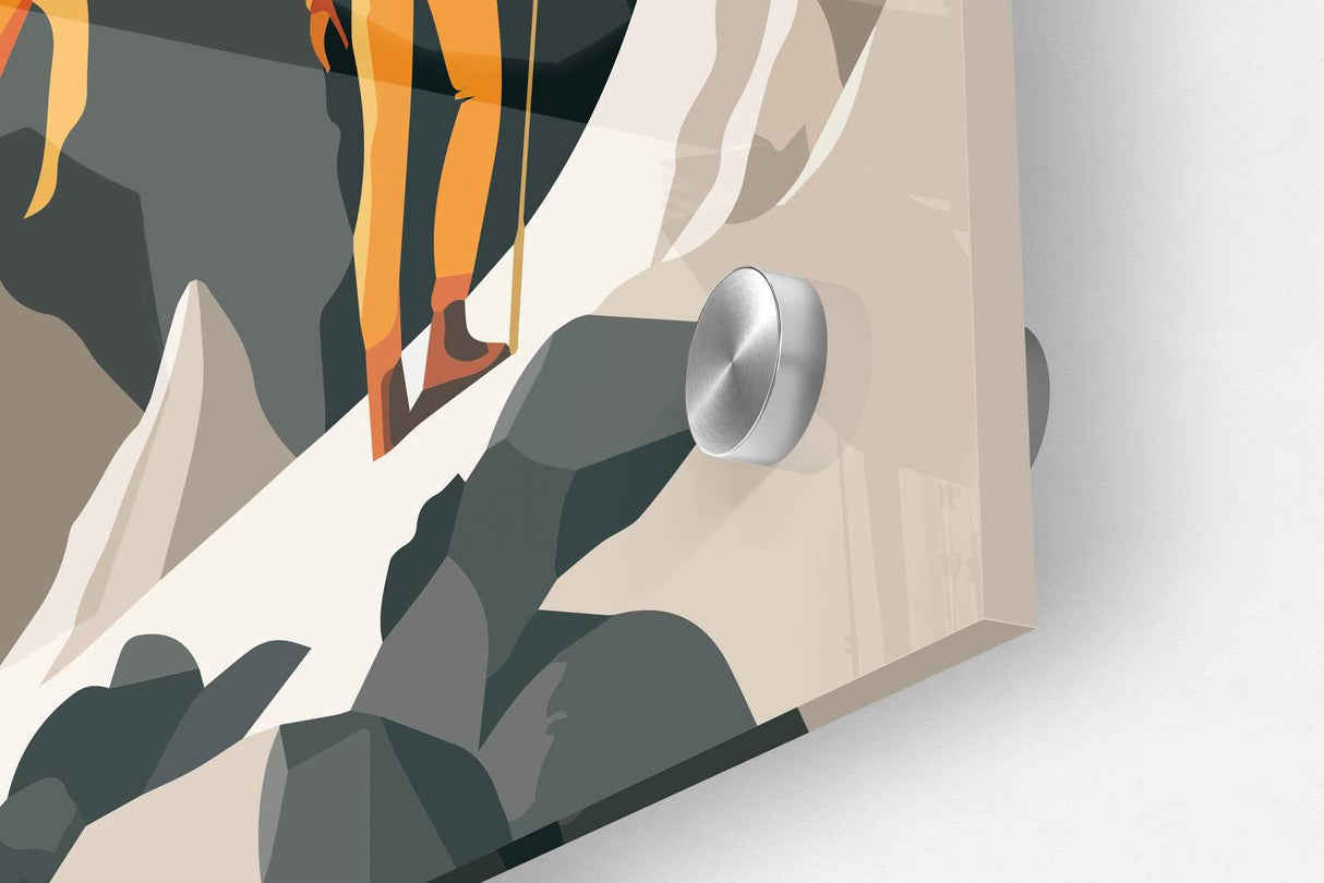 Climber Pattern Set of 3 Prints Modern Wall Art Modern Artwork Image 3