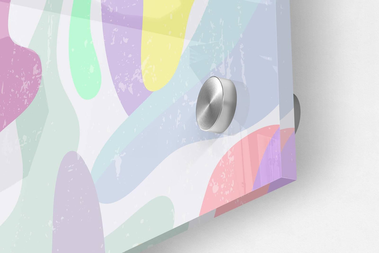 Colorful Shapes Pattern Set of 3 Prints Modern Wall Art Modern Artwork Image 3