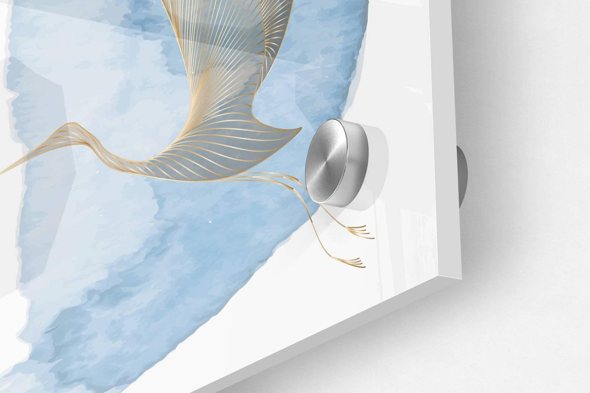 Cranes Pattern Set of 3 Prints Modern Wall Art Modern Artwork Image 3