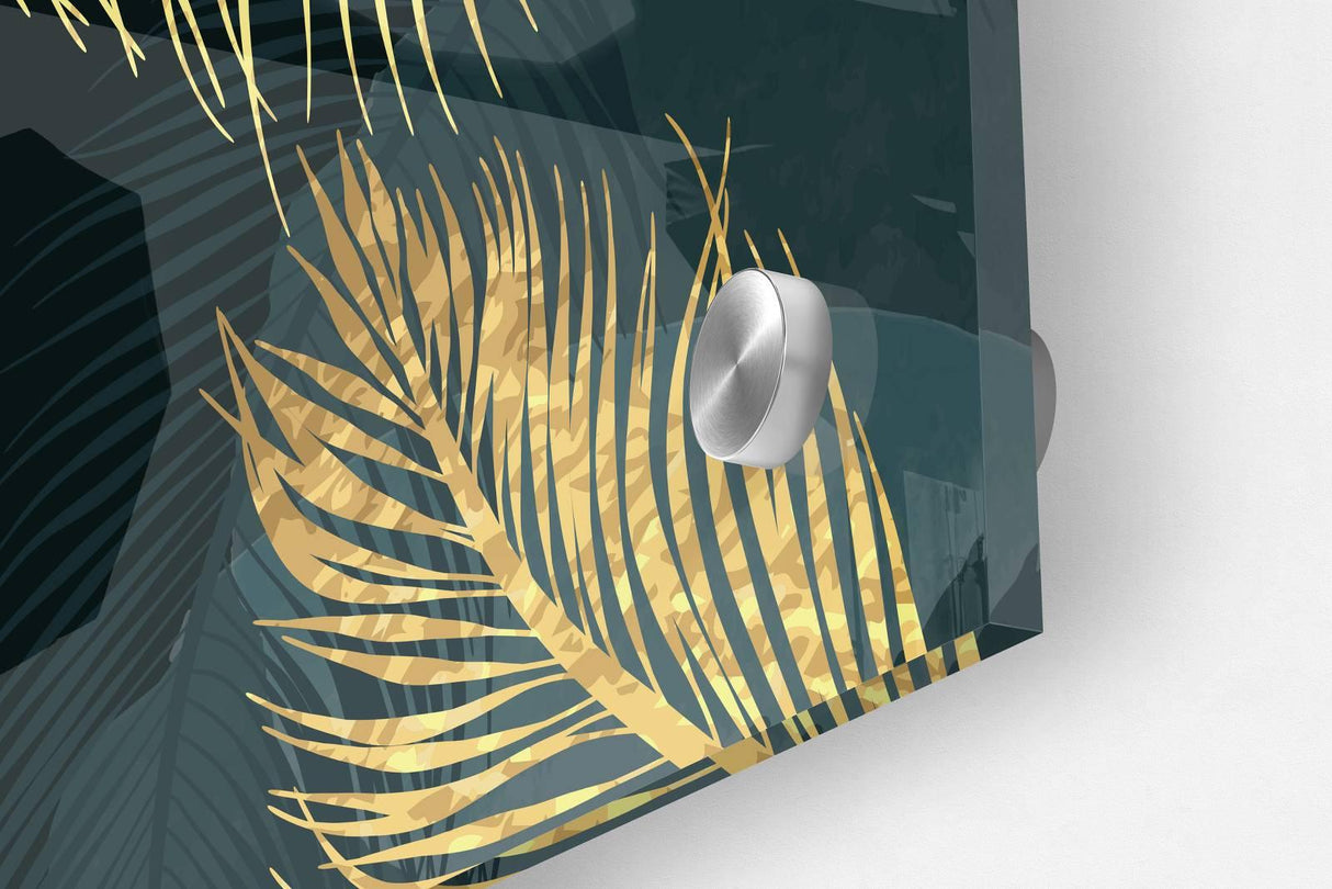 Exotic Leaves Set of 3 Prints Modern Wall Art Modern Artwork Image 3