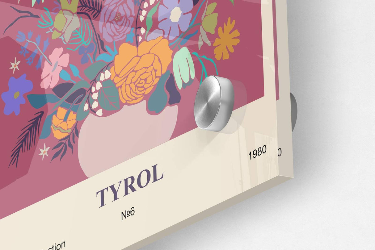 Floral Bouquet Pattern Set of 3 Prints Modern Wall Art Modern Artwork Image 3