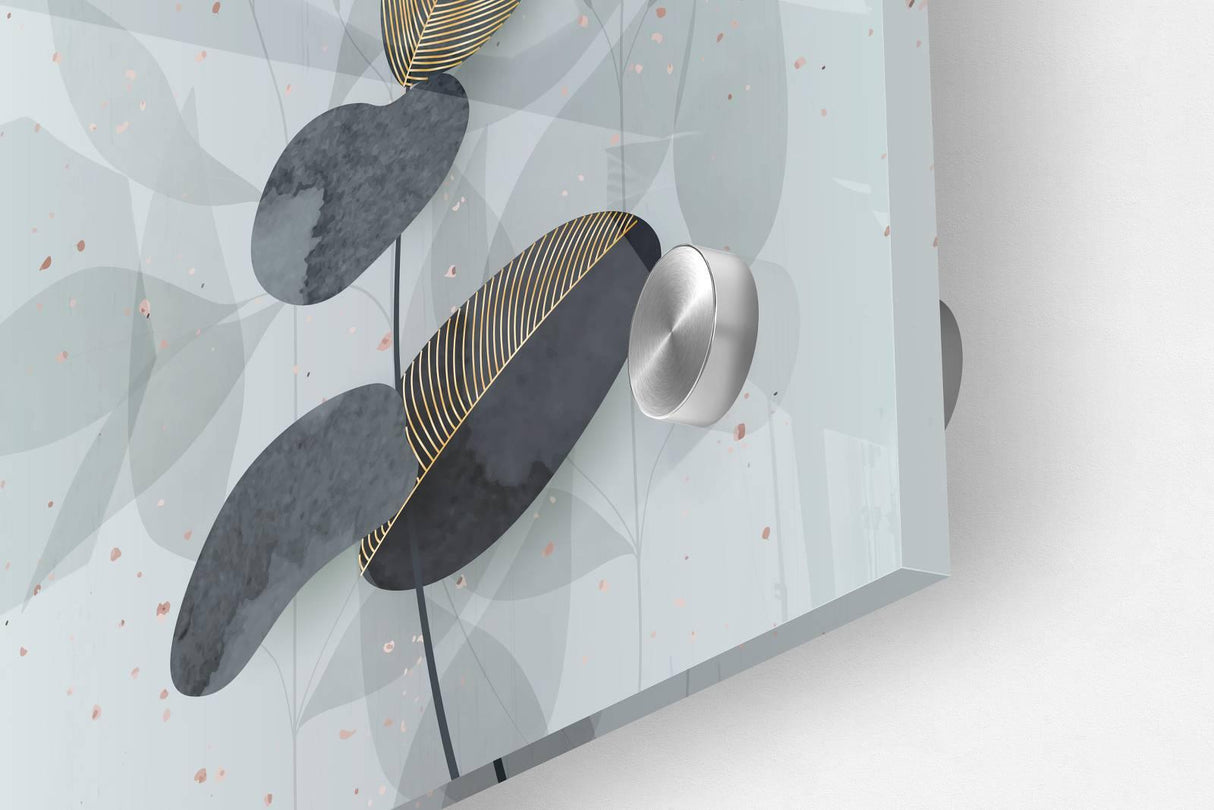 Foliage Pattern Set of 3 Prints Modern Wall Art Modern Artwork Image 3