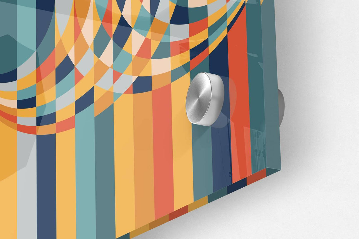 Geometrical Art Set of 3 Prints Modern Wall Art Modern Artwork Image 3