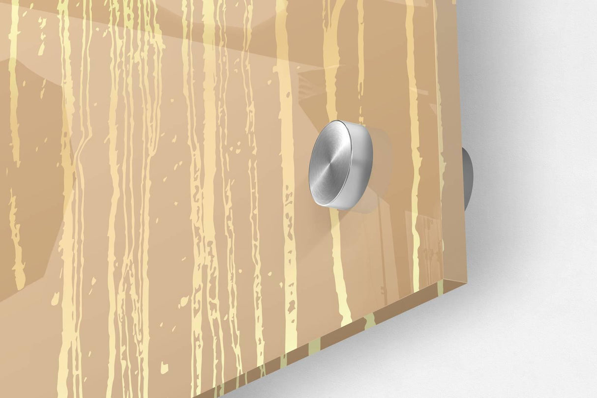 Golden Artwork Set of 3 Prints Modern Wall Art Modern Artwork Image 3