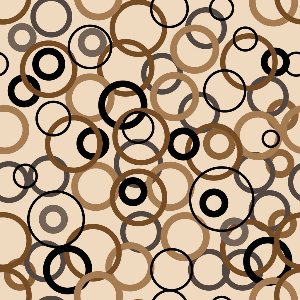 Brown Circles Wallpaper uniQstiQ Geometric