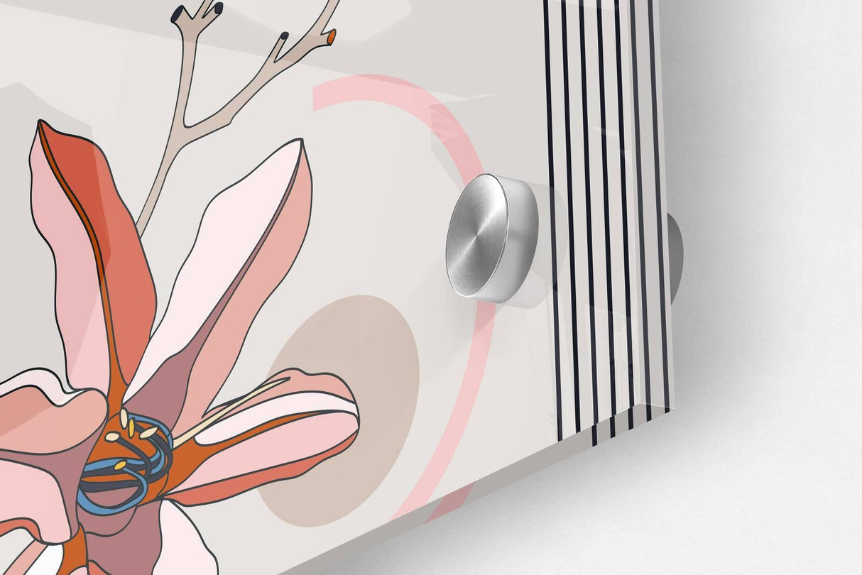 Lilies Pattern Set of 3 Prints Modern Wall Art Modern Artwork Image 3