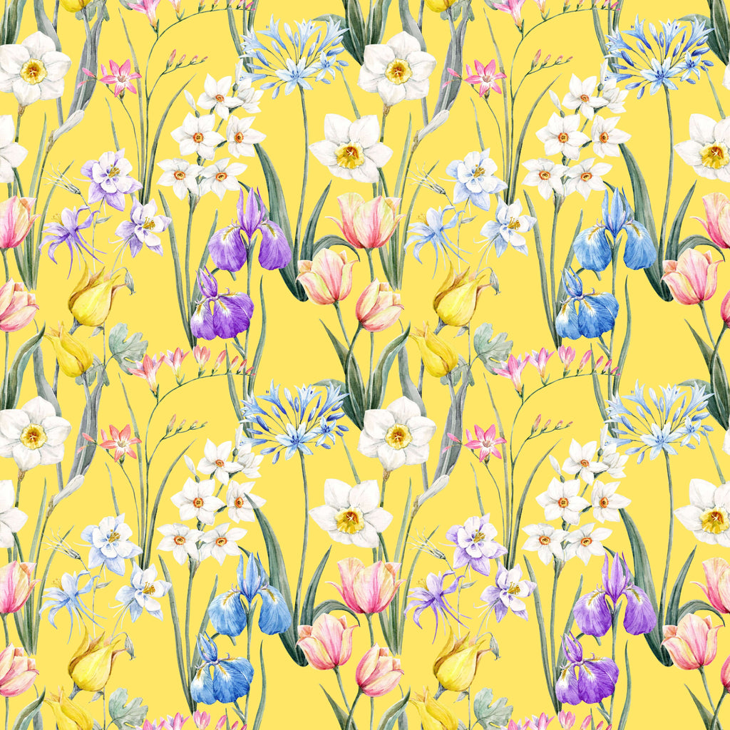 uniQstiQ Botanical Lovely Flowers Wallpaper Wallpaper