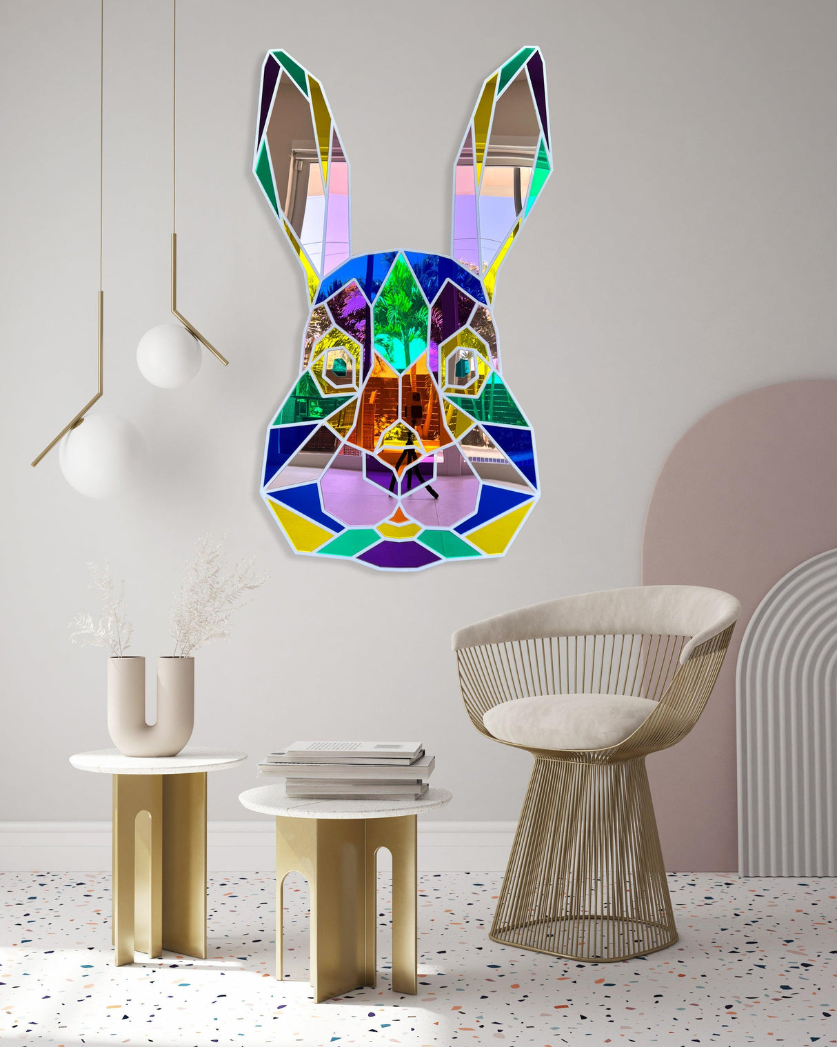 mirrored-acrylic-rabbit-wall-art-made-in-usa-luxury-gift-wall-decor-modern-art-abstract-wall-decor-rabbit