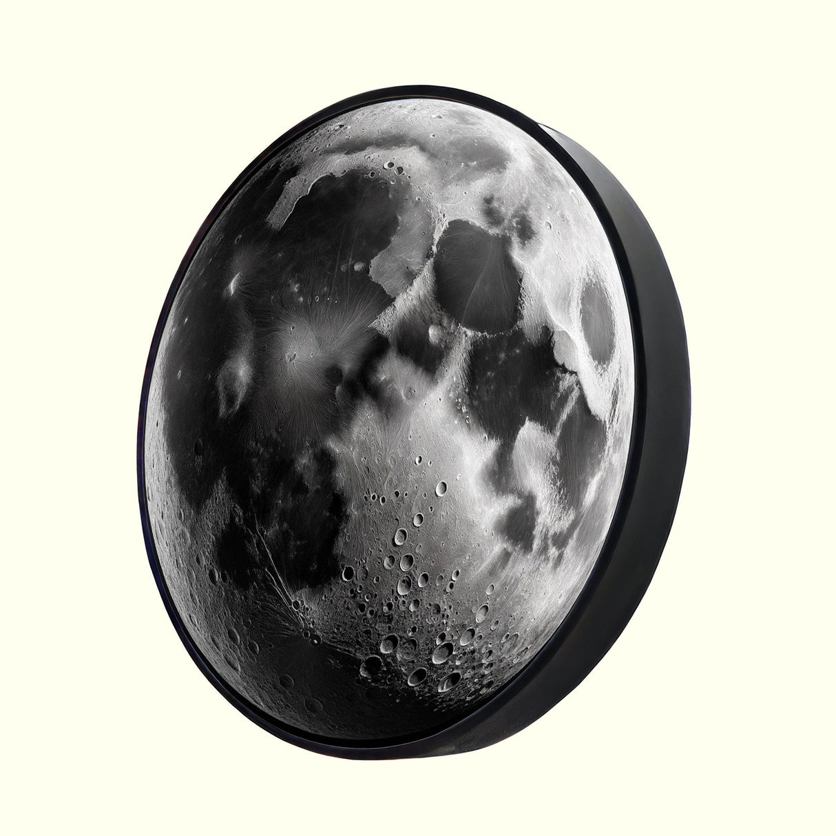 Moon Light Wall Hanging LED Extra Large Illuminated Round Display Artwork Wall Decor Mid Century Modern Lighted Wall Christmas Gifts 2