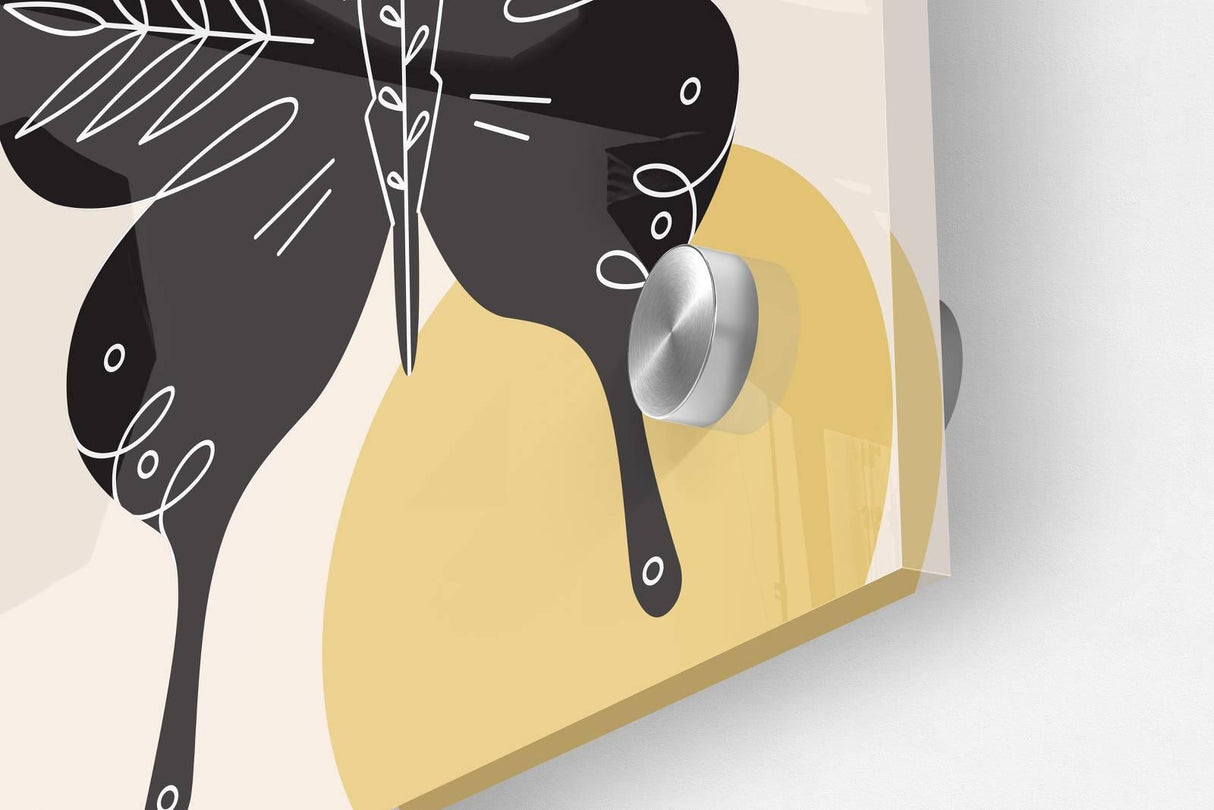 Nature Pattern Set of 3 Prints Modern Wall Art Modern Artwork Image 3