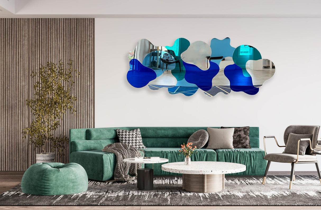 oversized-teal-wall-art-mirrored-acrylic-art-wall-art-made-in-usa-mirror-wall-decor-wall-sculpture-abstract-wall-decor