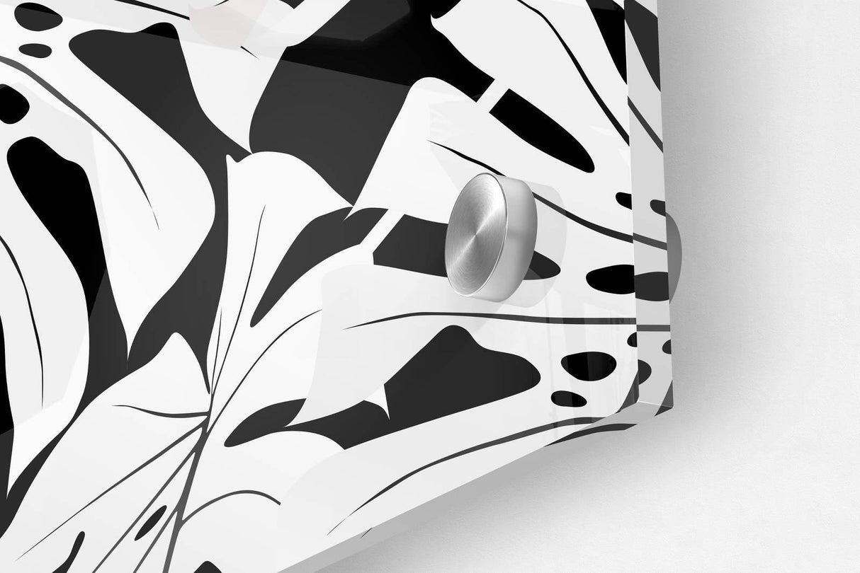 Palm Leaves Set of 3 Prints Modern Wall Art Modern Artwork Image 3