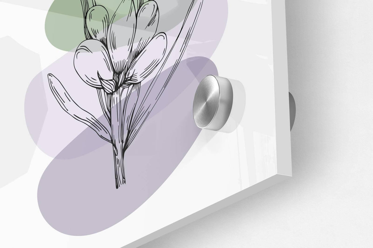 Plants Design Set of 3 Prints Modern Wall Art Modern Artwork Image 3