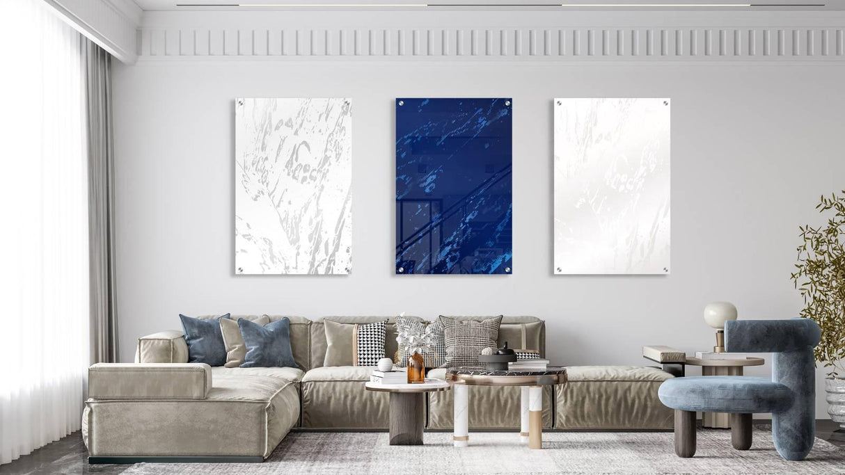 Plaster Pattern Set of 3 Prints Modern Wall Art Modern Artwork Image 2