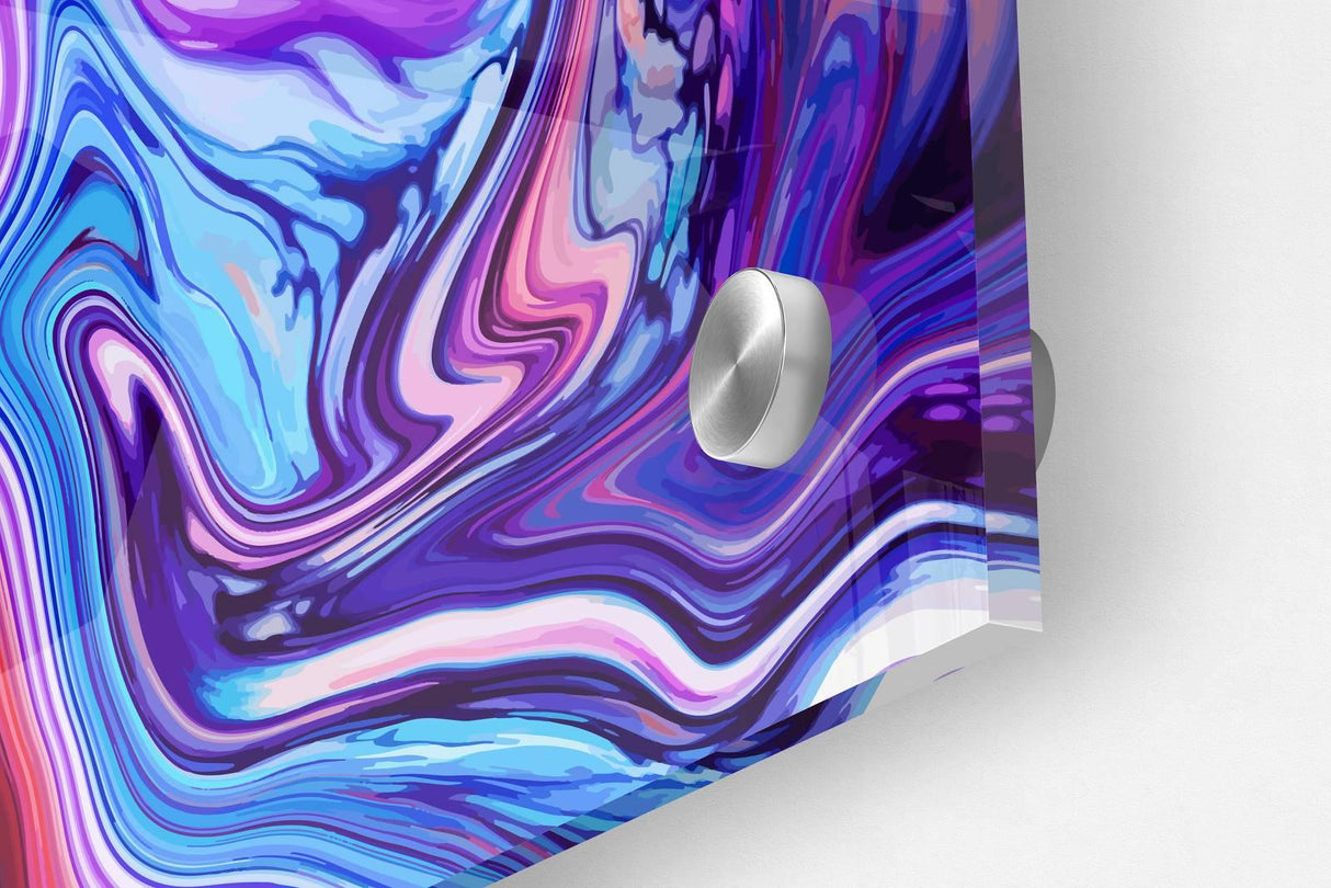 Purple and Pink Decor Set of 3 Prints Modern Wall Art Modern Artwork Image 3