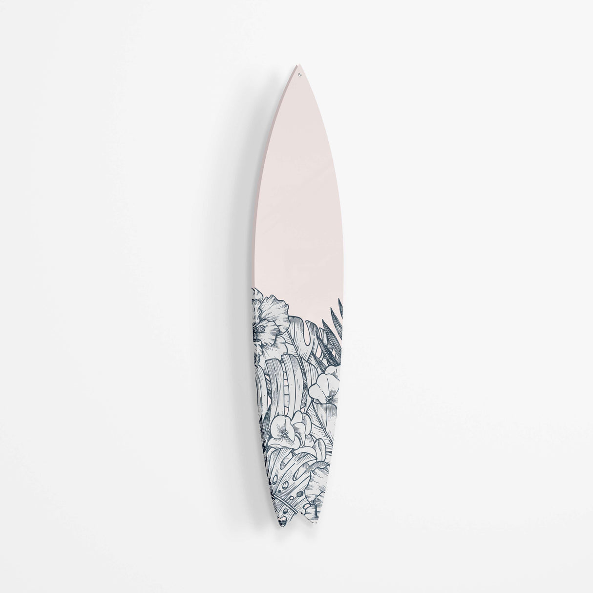Retro Palm Vintage Acrylic Surfboard Wall Art - uniqstiq