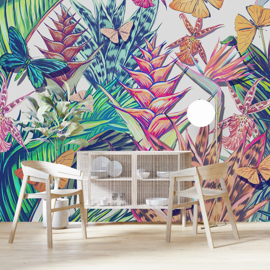Exotic Plants Wallpaper uniQstiQ Long Murals