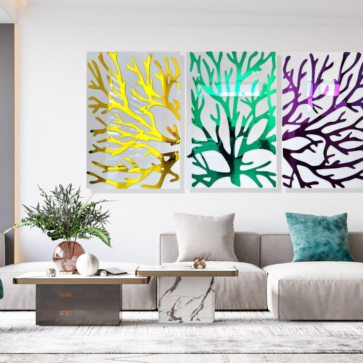 tree wall stencils for living room