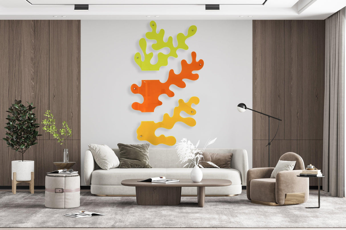 set-of-3-fluorescent-acrylic-art-neon-pop-art-wall-art-modern-art-wall-sculpture-abstract-wall-decor-neon-acrylic-glow-acrylic