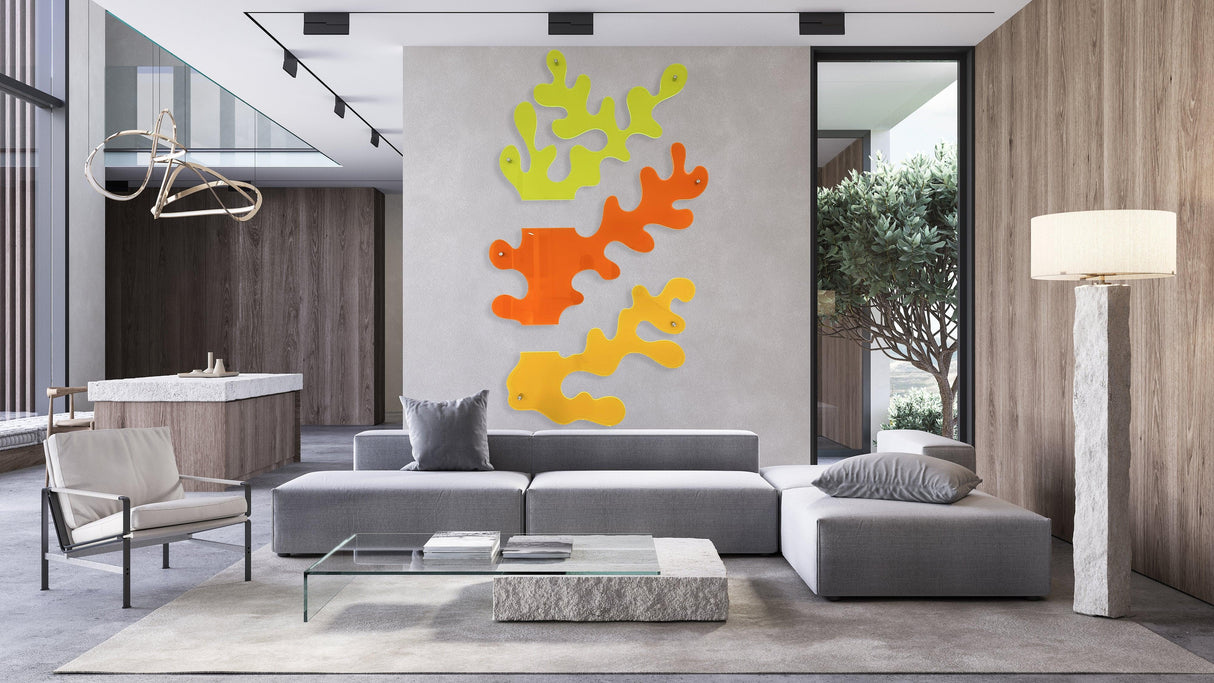 set-of-3-fluorescent-acrylic-art-neon-pop-art-wall-art-modern-art-wall-sculpture-abstract-wall-decor-neon-acrylic-glow-acrylic