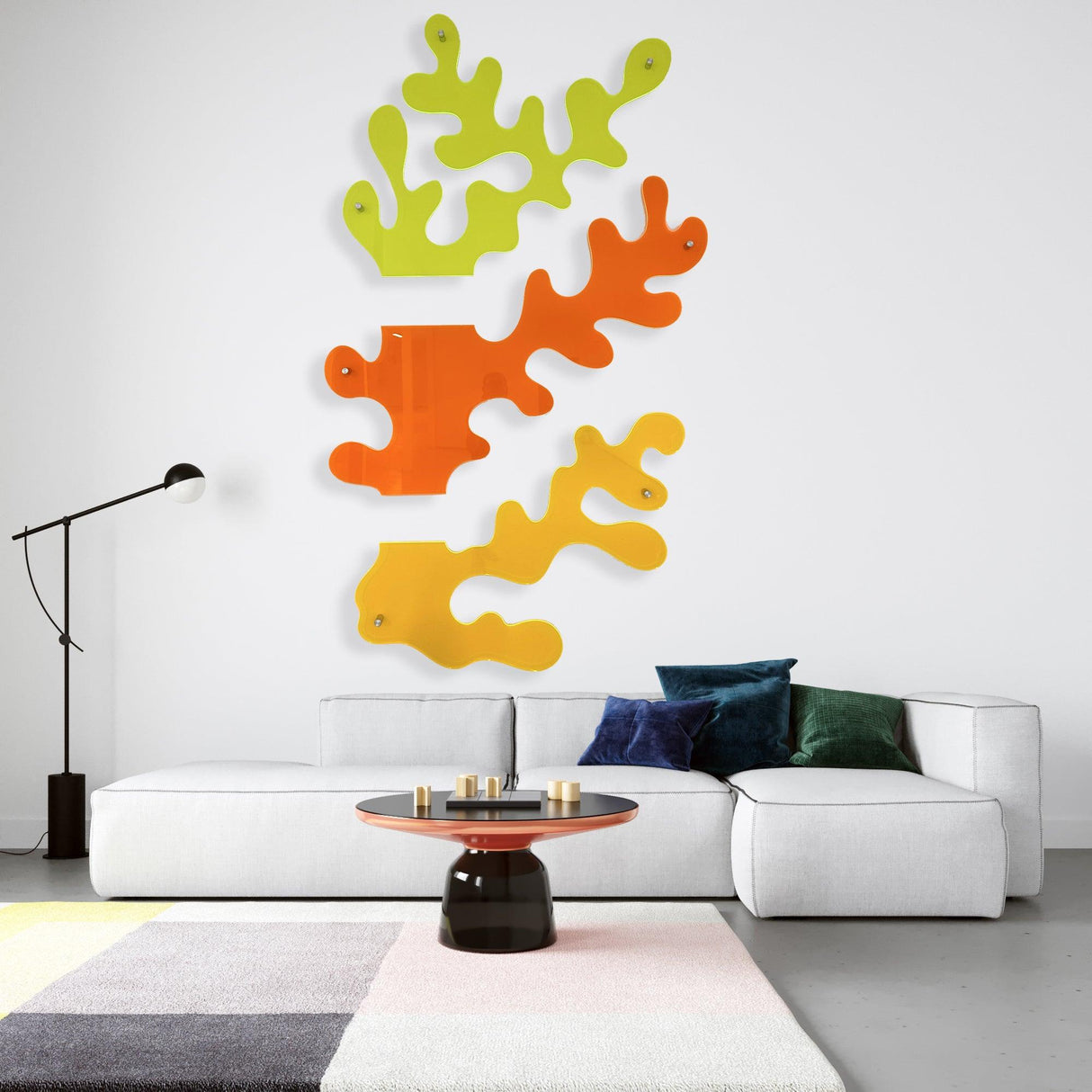 set-of-3-fluorescent-acrylic-art-neon-pop-art-wall-art-modern-art-wall-sculpture-abstract-wall-decor-neon-acrylic-glow-acrylic