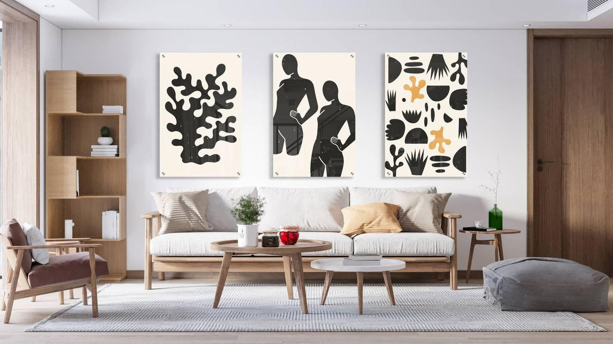 Trendy Art Decor Set of 3 Prints Modern Wall Art Modern Artwork Image 2