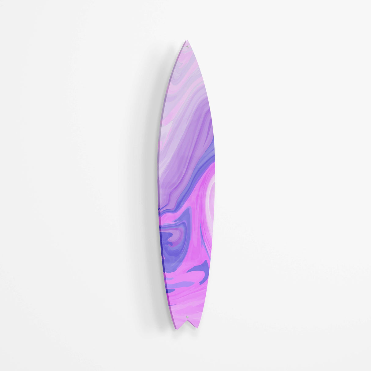 Trippy Purple Pink Acrylic Surfboard Wall Art - uniqstiq