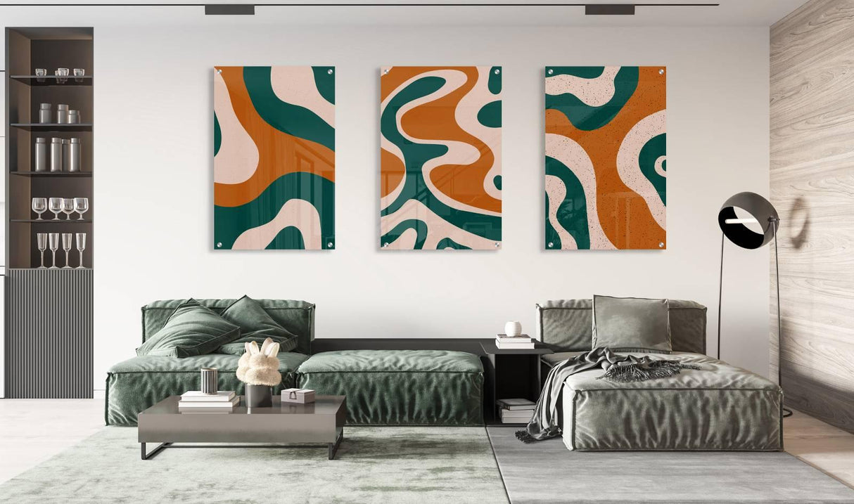 Vintage Art Set of 3 Prints Modern Wall Art Modern Artwork Image 2