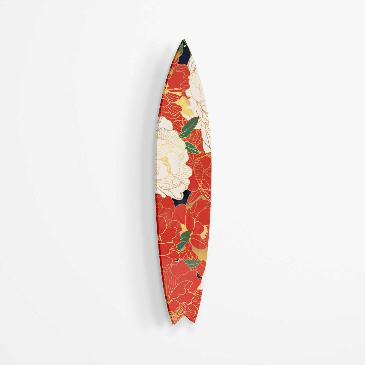 Vintage Eastern Style Acrylic Surfboard Wall Art - uniqstiq