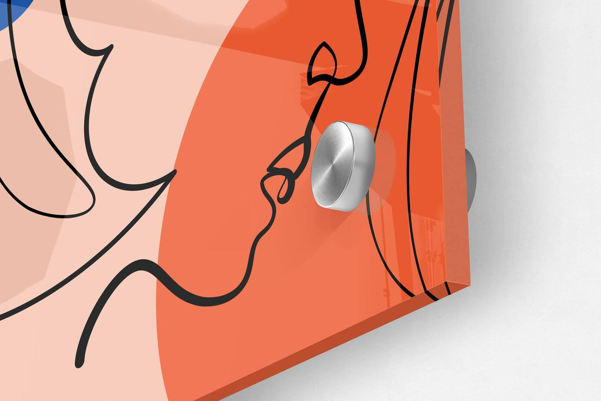 Woman Pattern Set of 3 Prints Modern Wall Art Modern Artwork Image 3