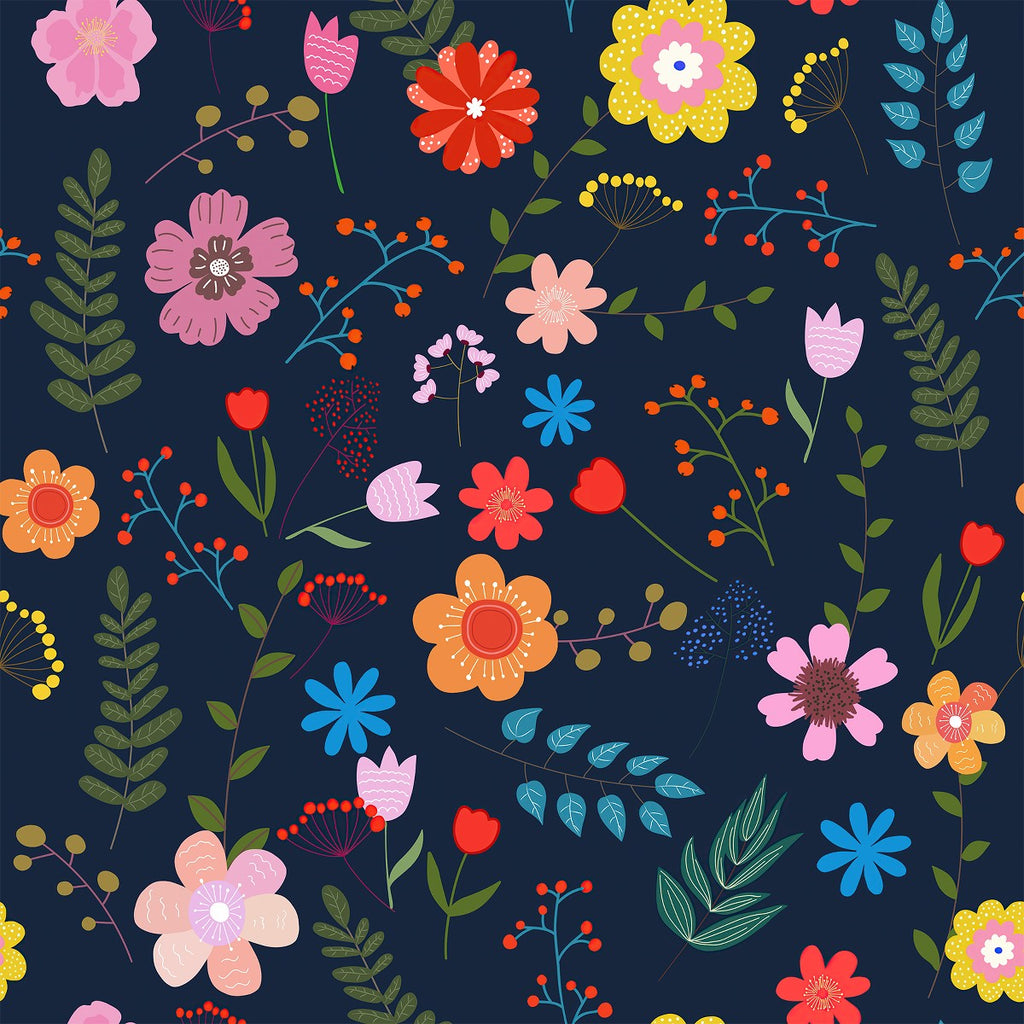 Colorful Flowers Wallpaper  uniQstiQ Floral