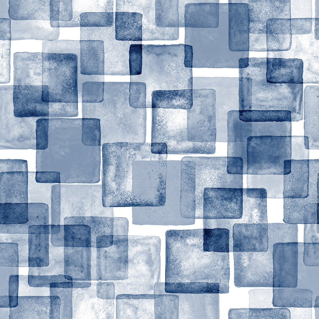 Blue Squares Wallpaper uniQstiQ Geometric