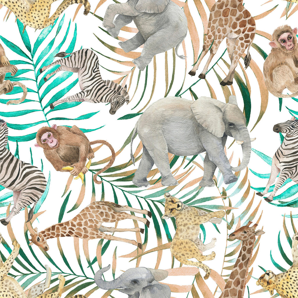 Exotic Animals Wallpaper  uniQstiQ Kids