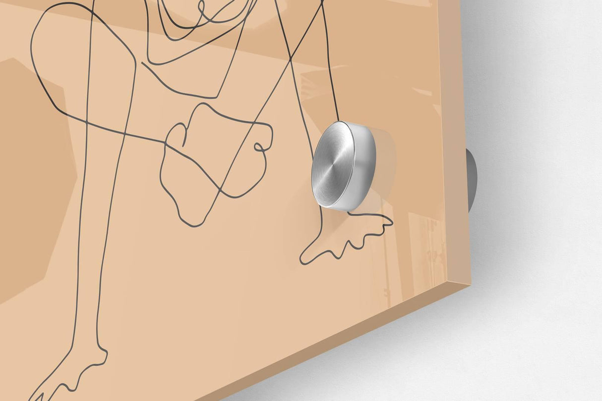 Yoga Style Set of 3 Prints Modern Wall Art Modern Artwork Image 3