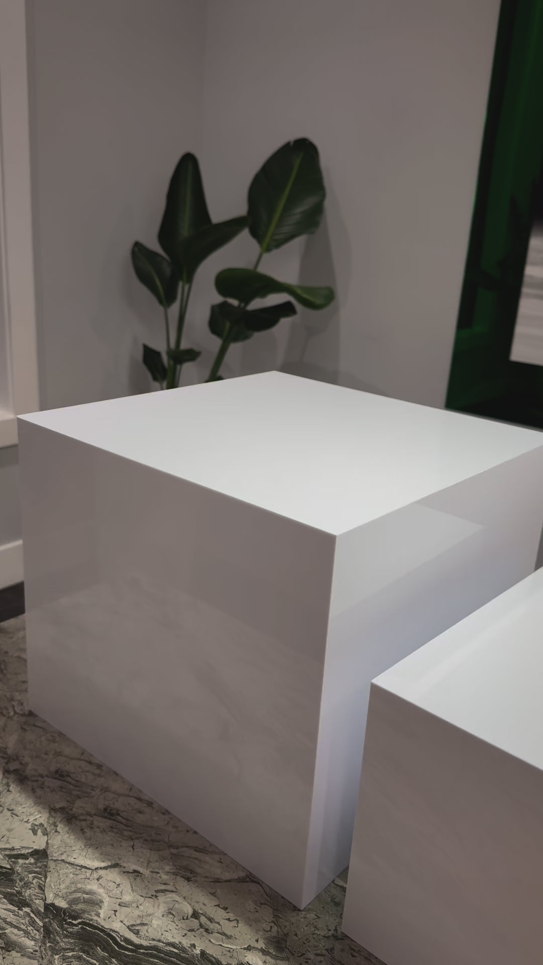 Premium White Gloss Acrylic Riser, USA Made Display Risers, Extra Large ...