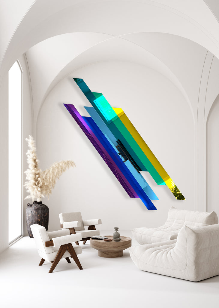 oversized-multicolor-lines-mirrored-acrylic-art-wall-art-made-in-usa-mirror-wall-decor-wall-sculpture-abstract-wall-decor